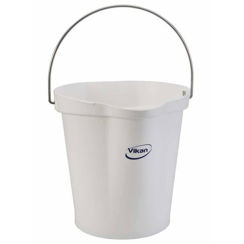 Spand, Vikan, med hank, 12l, hvid