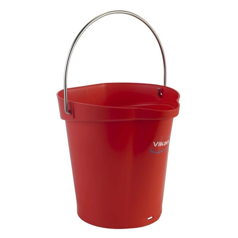 Spand, Vikan, 6l, rød, L:260mm B:270mm H:258mm