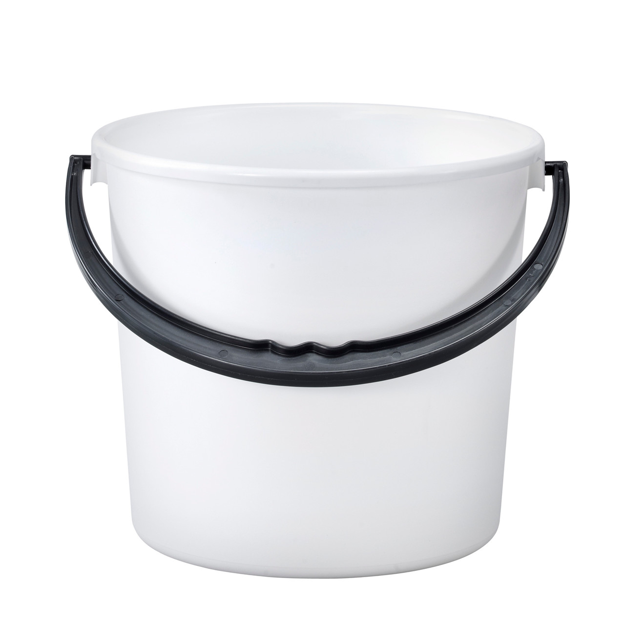 Gulvspand med hank hvid 10l - 10 stk