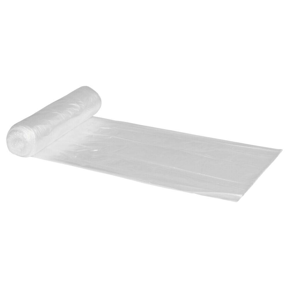 Spandepose dobbelt C-fold 20 L klar HDPE virgin 50x50cm 50 poser pr rulle - 32 ruller