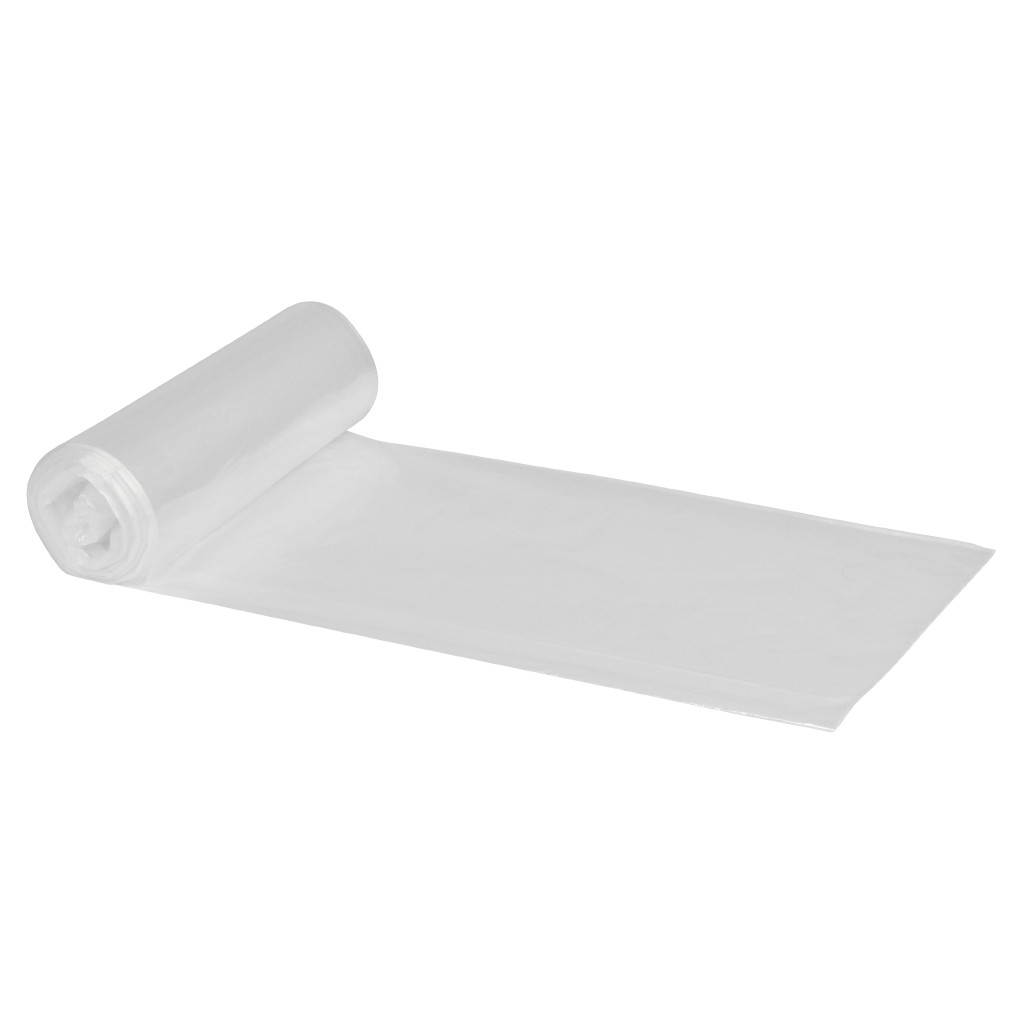 Skraldeposer - 20 L - LDPE - klar - 50 stk - 28 ruller
