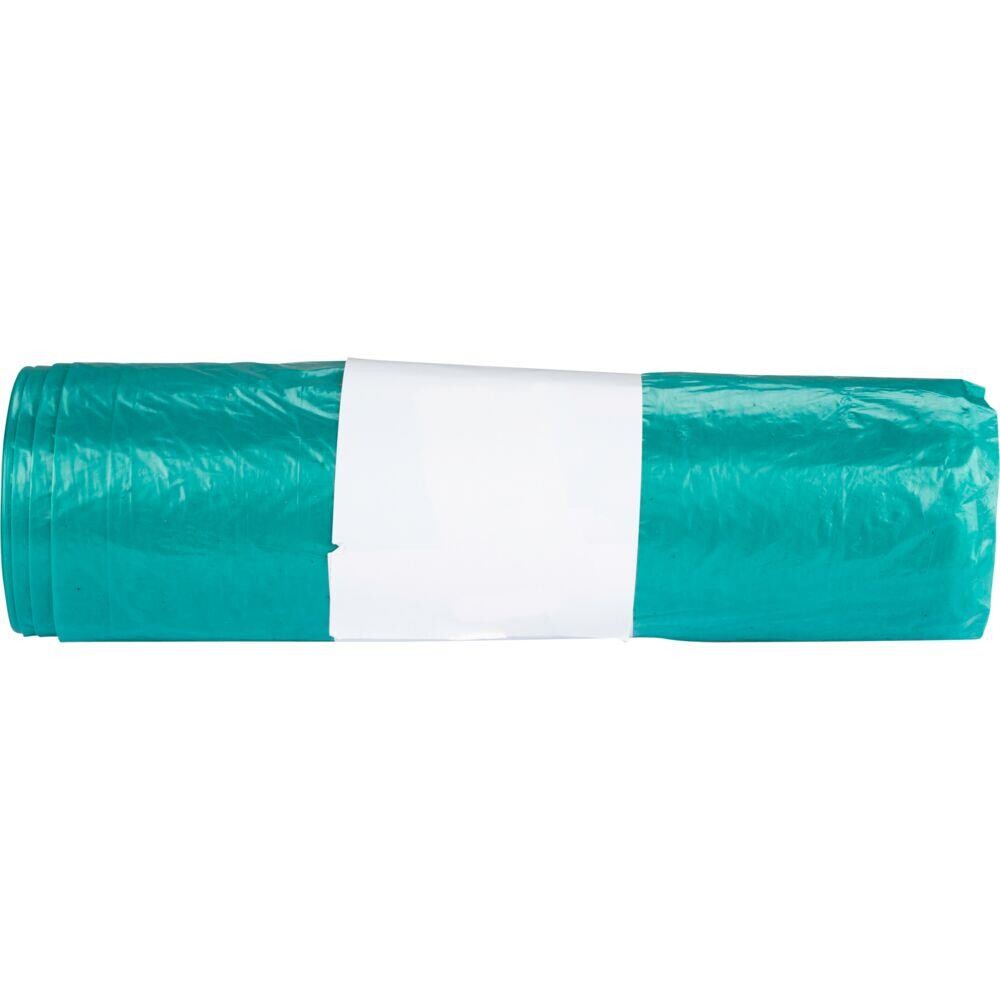 Spandeposer 40 L grøn LDPE recycle 60x60cm produceret i 100% genanvendt plast - 18 ruller