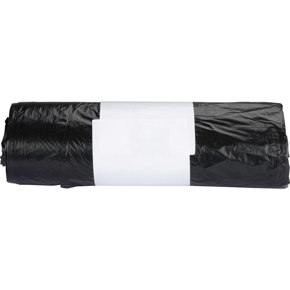 Spandeposer 40 L sort LDPE recycle 60x60cm produceret i 100% genanvendt plast - 18 ruller