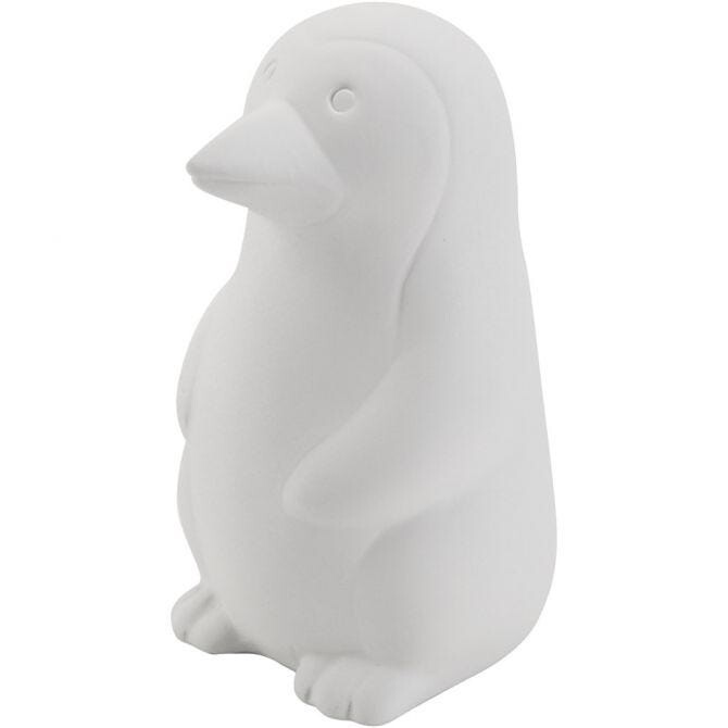 Sparegris pingvin 11x6x5,5cm - 6 stk