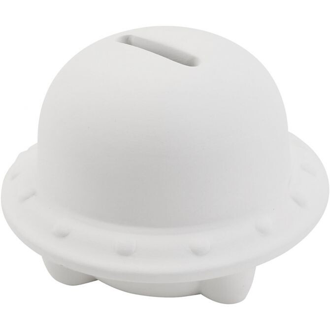 Sparegris ufo 9x9x8cm - 6 stk