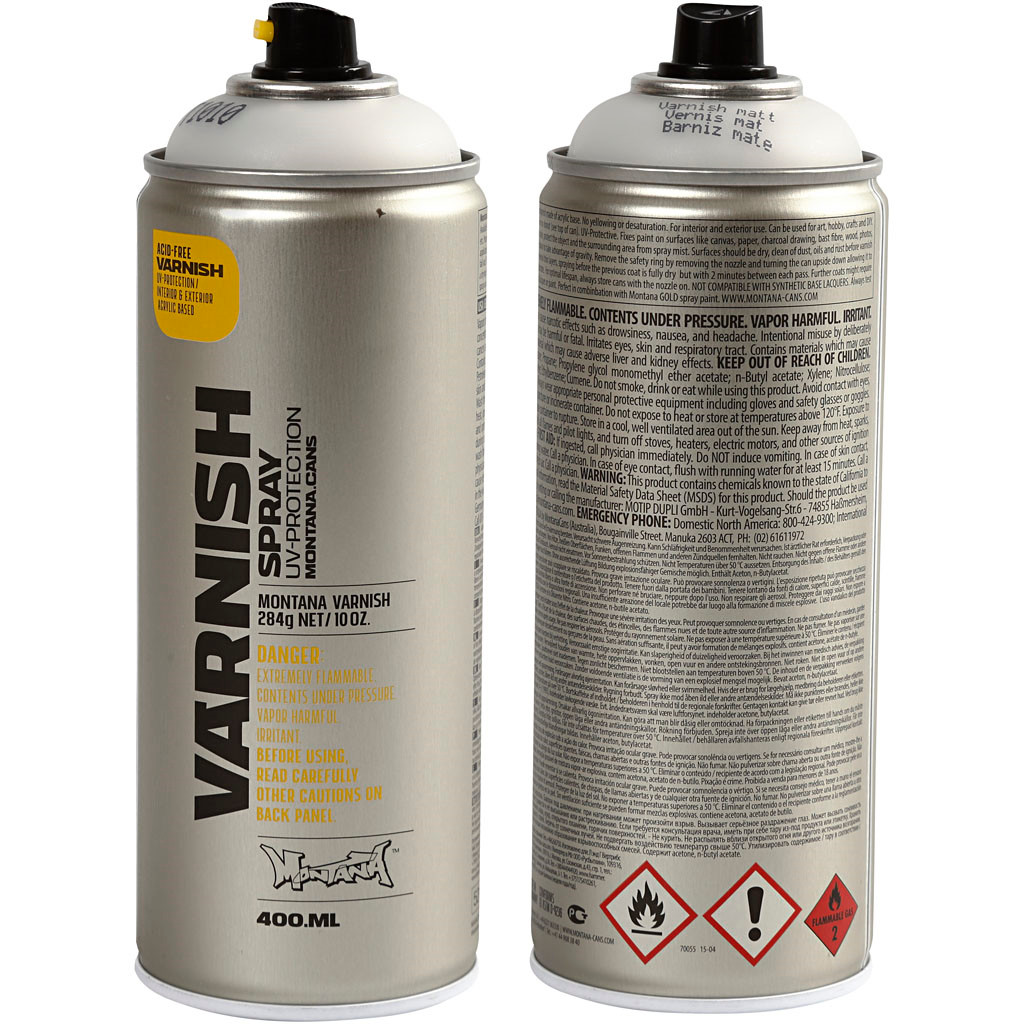 Spraylak mat Montana 400ml - 1 stk