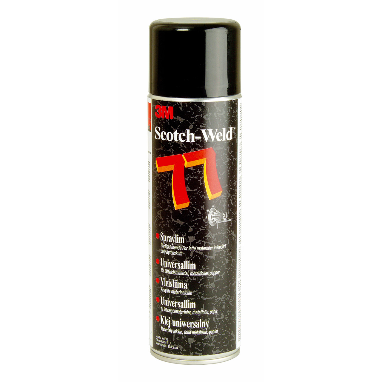 Spraylim - 3M Scotch-Weld 77 500 ml - Permanent Klæb