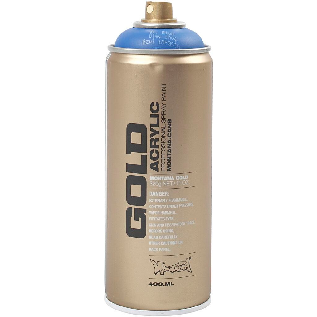 Spraymaling, blå, Montana 400ml