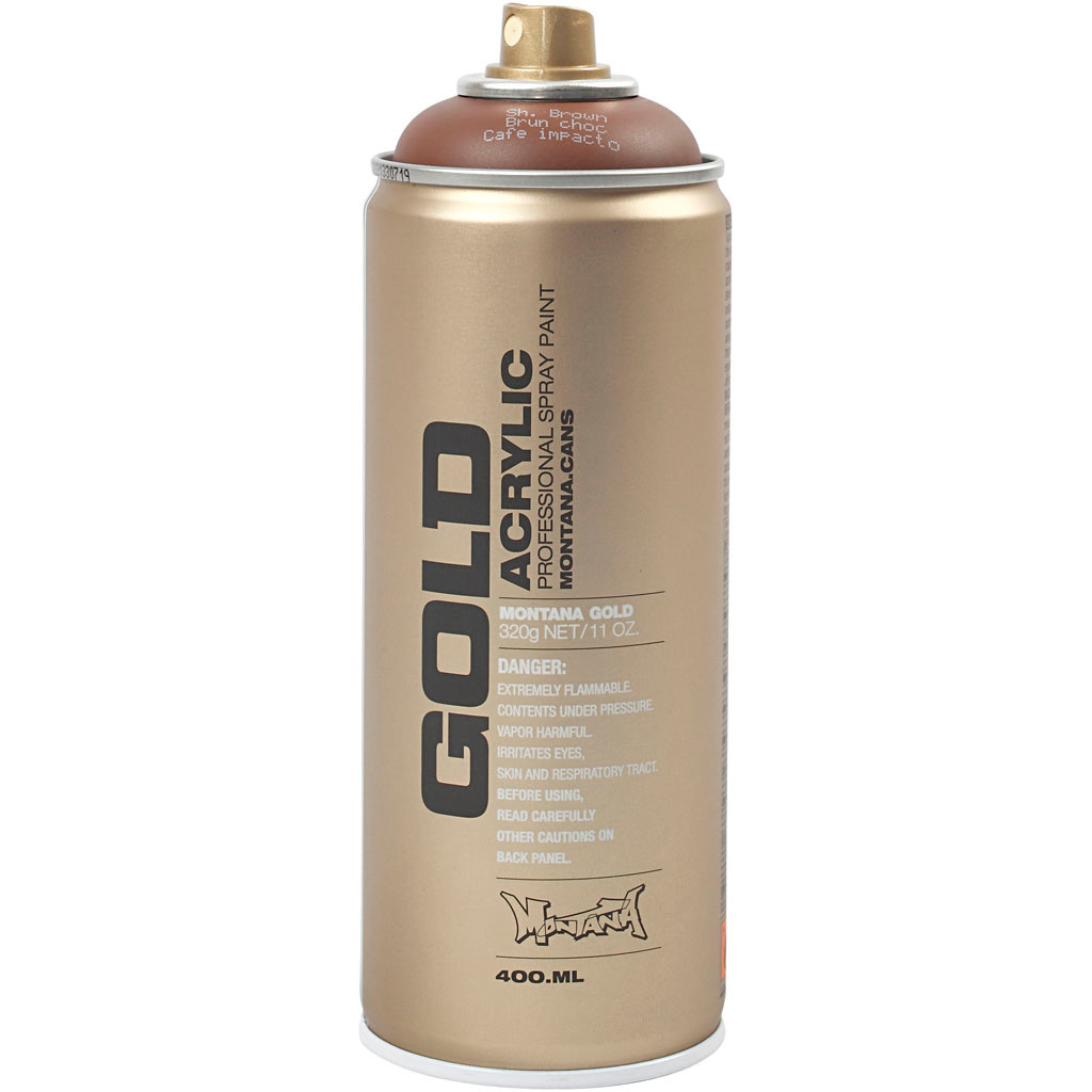 Spraymaling, brun, Montana 400ml