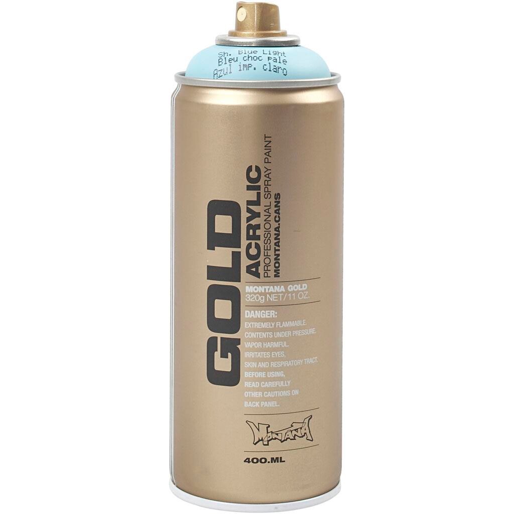 Spraymaling, lys blå, Montana 400ml