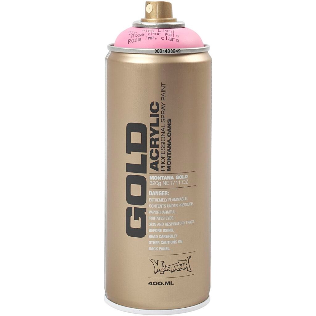 Spraymaling, lys pink, Montana 400ml