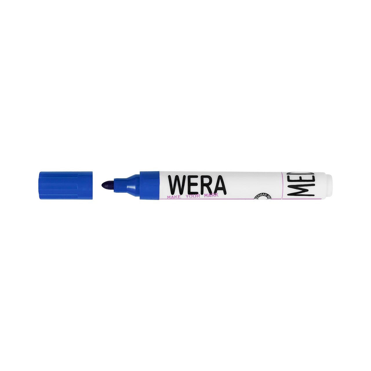 Sprittusser WERA Office - Blå rund spids 2-3 mm - 12 stk