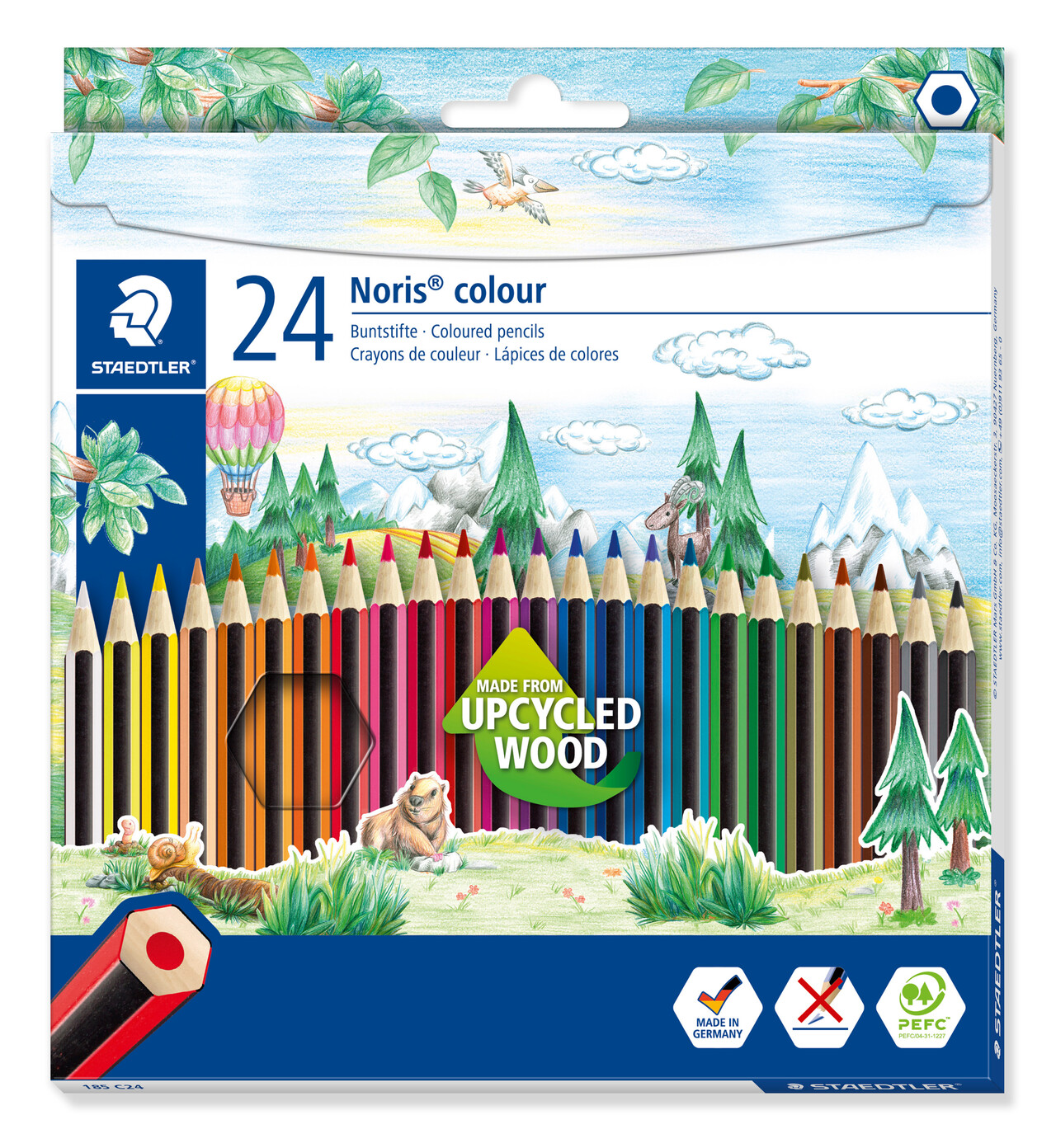 Staedtler Farveblyanter 185 C24 Noris - 24 stk