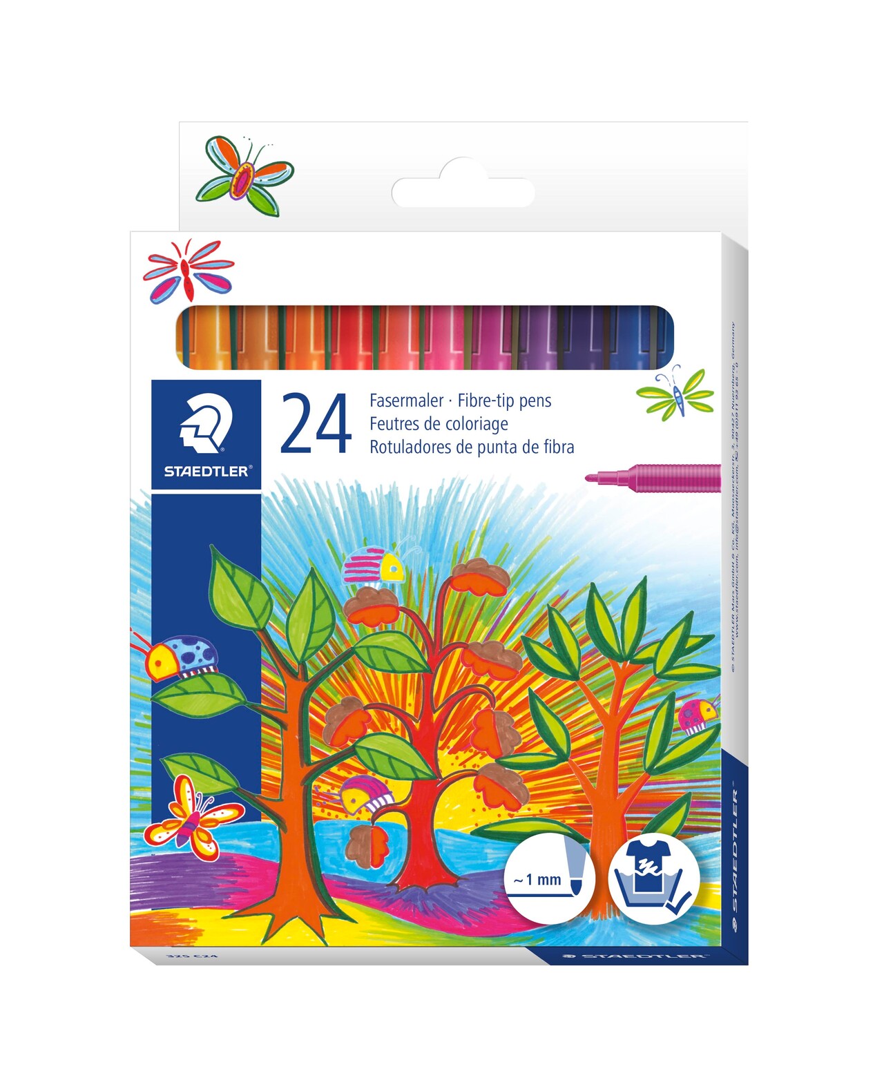 Staedtler Fiberpen Noris Club 1,0mm ass (24)