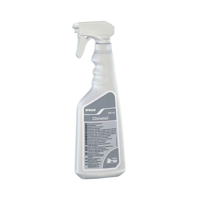 Stålpleje Ecolab Chromol 500ml - 6 stk
