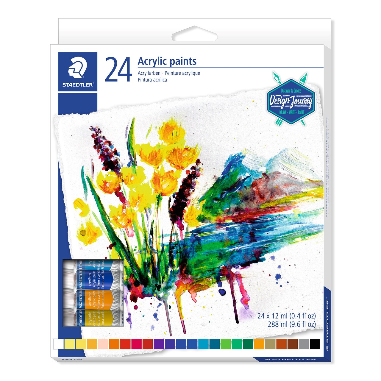Akryl maling Staedtler 12ml ass til FIMO (24)