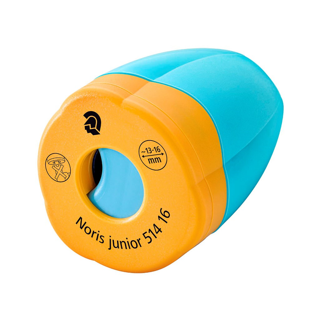4 stk. Blyantspidser - Staedtler Noris Junior Med opsamler - Blister