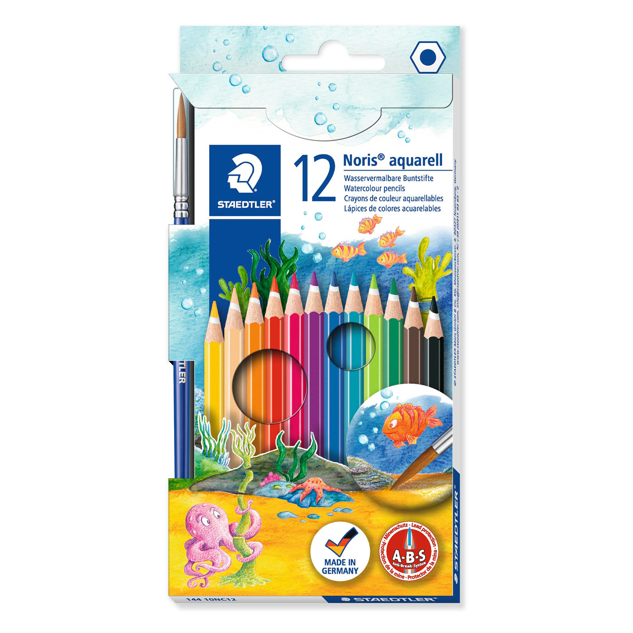 Farveblyanter Staedtler Noris Club Akvarel ass. 12stk