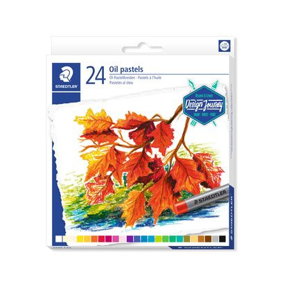 Farveblyanter Staedtler Olie pastel ass 24stk