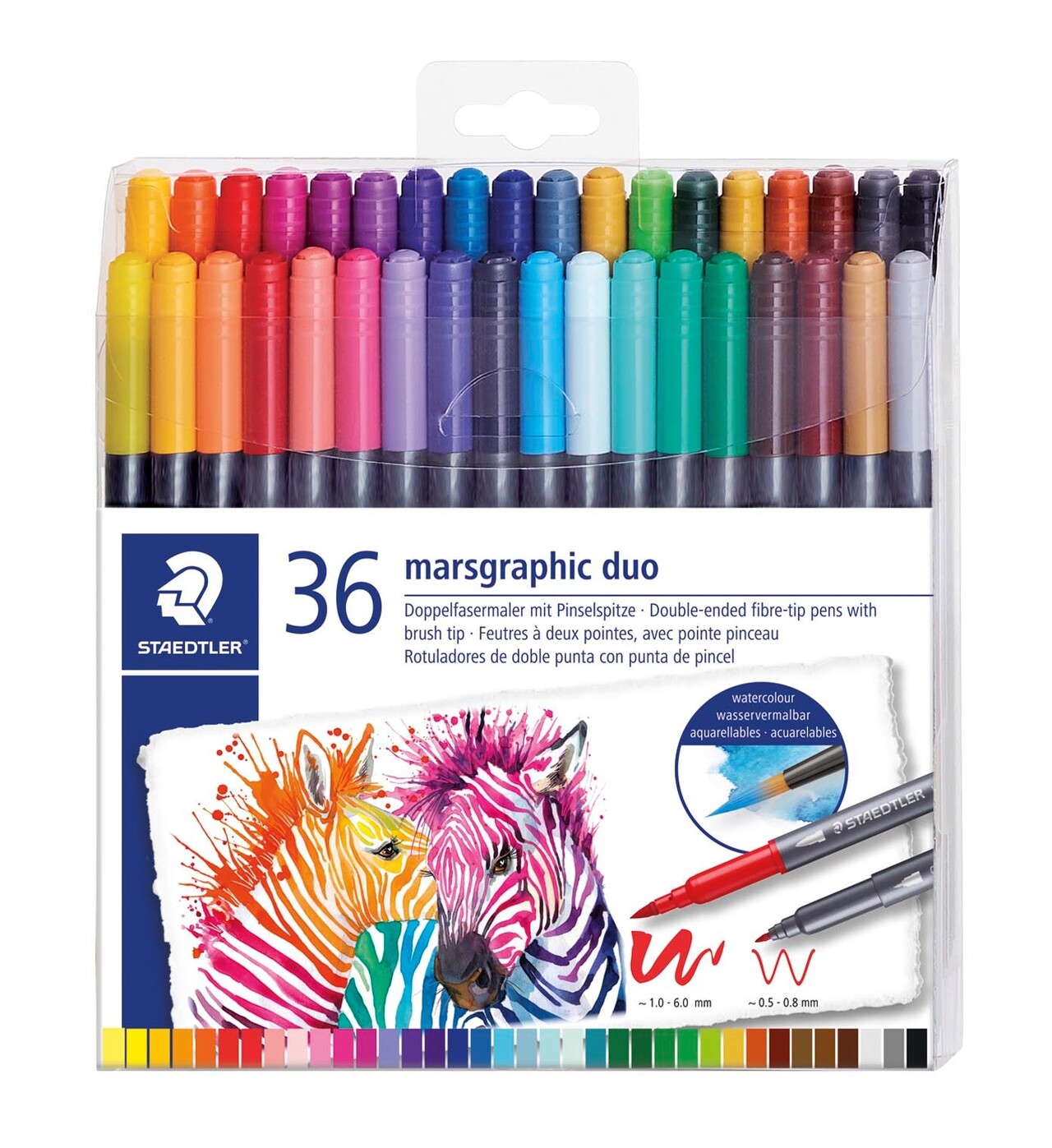 Penseltusser - Staedtler Marsgraphic Duo - 36 farver