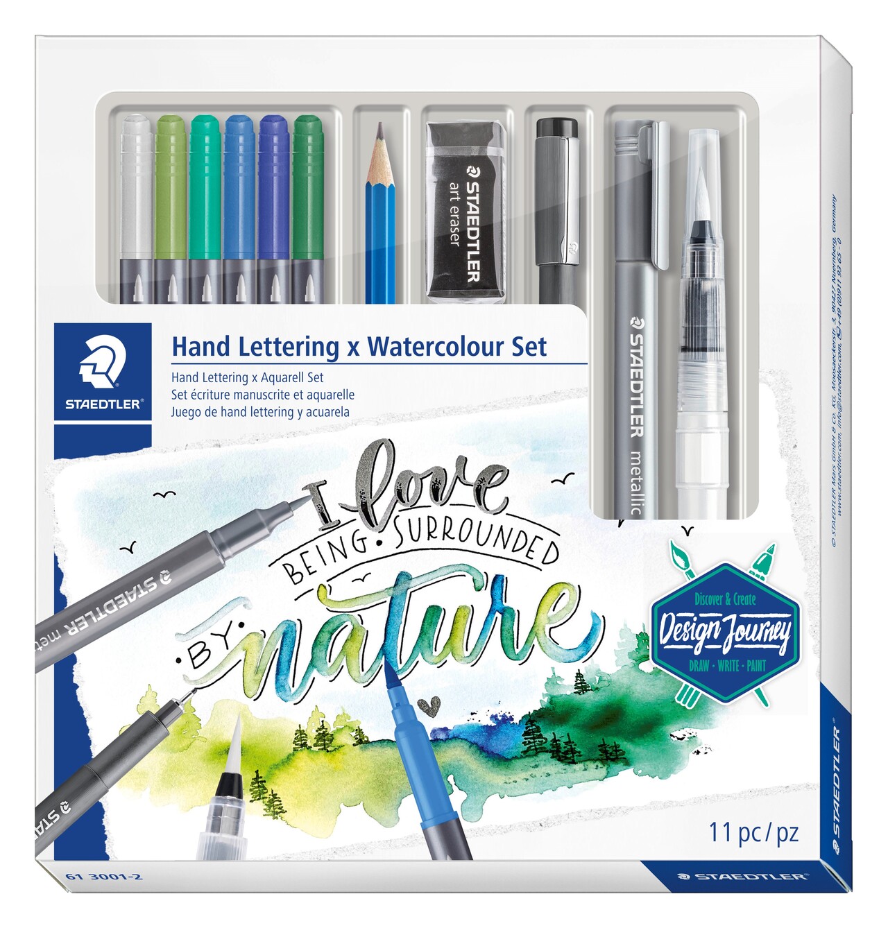 Tegnesæt Staedtler Handlettering + vandfarvesæt ass (11)