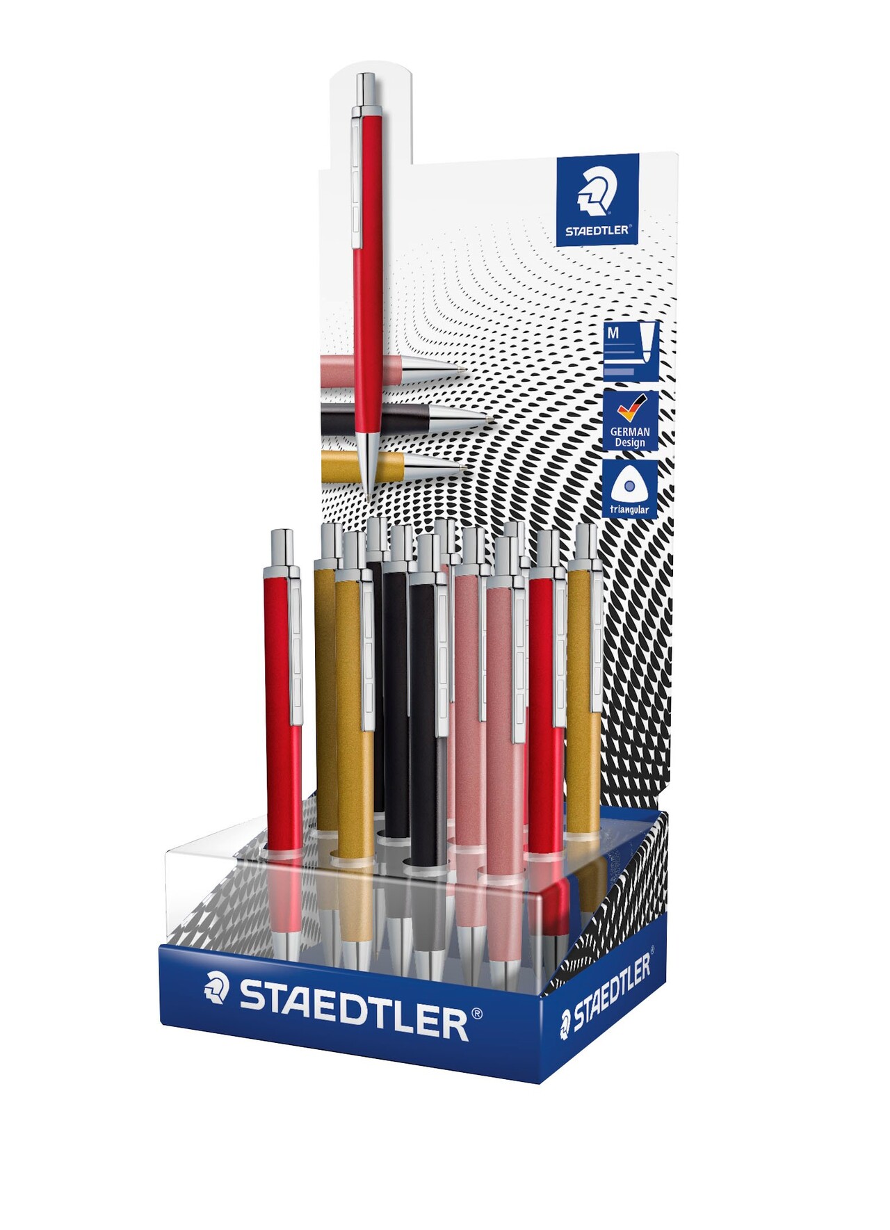 Kuglepen Staedtler Triplus display medium ass (12)