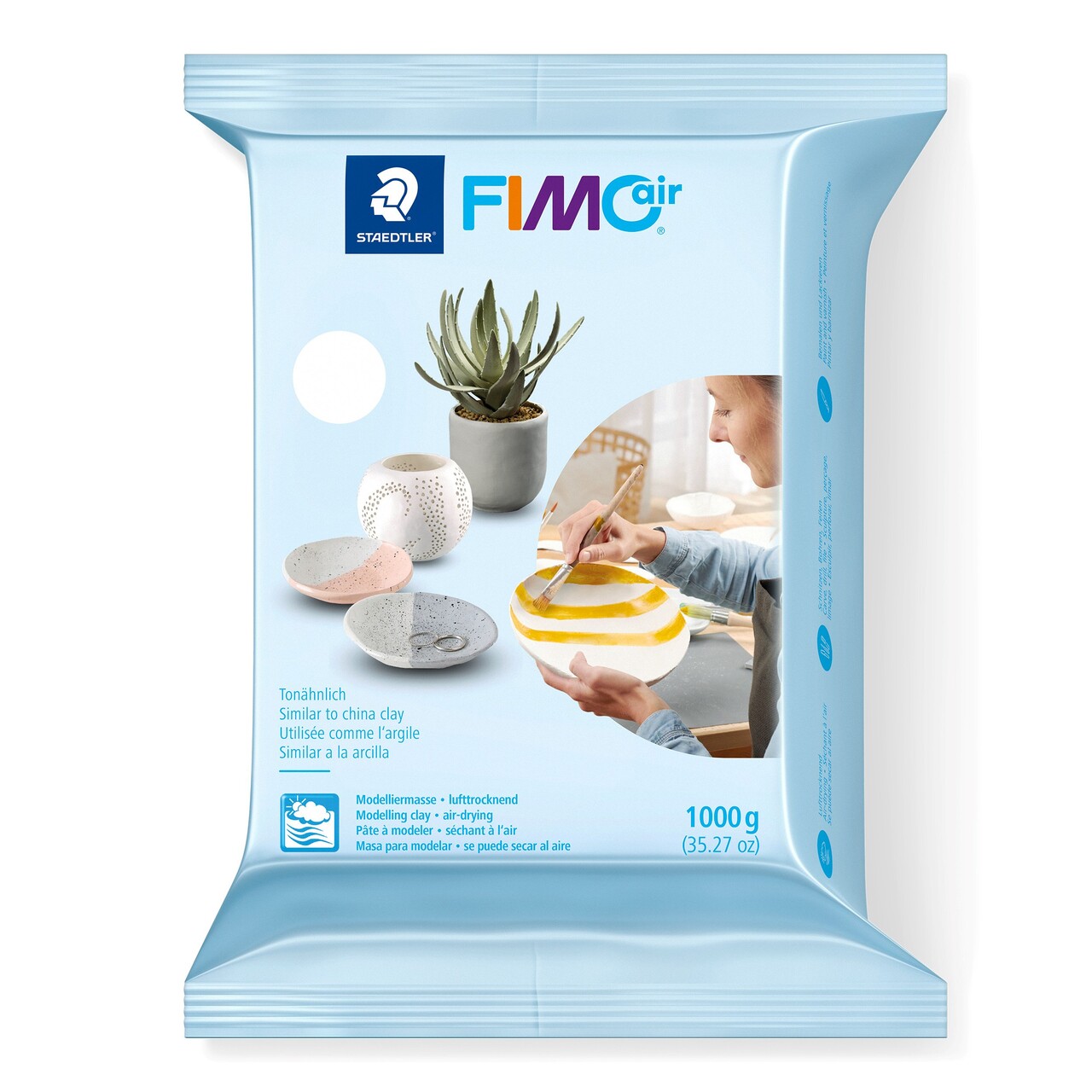 Fimo ler Staedtler Modeller FIMO AIR 1000g hvid