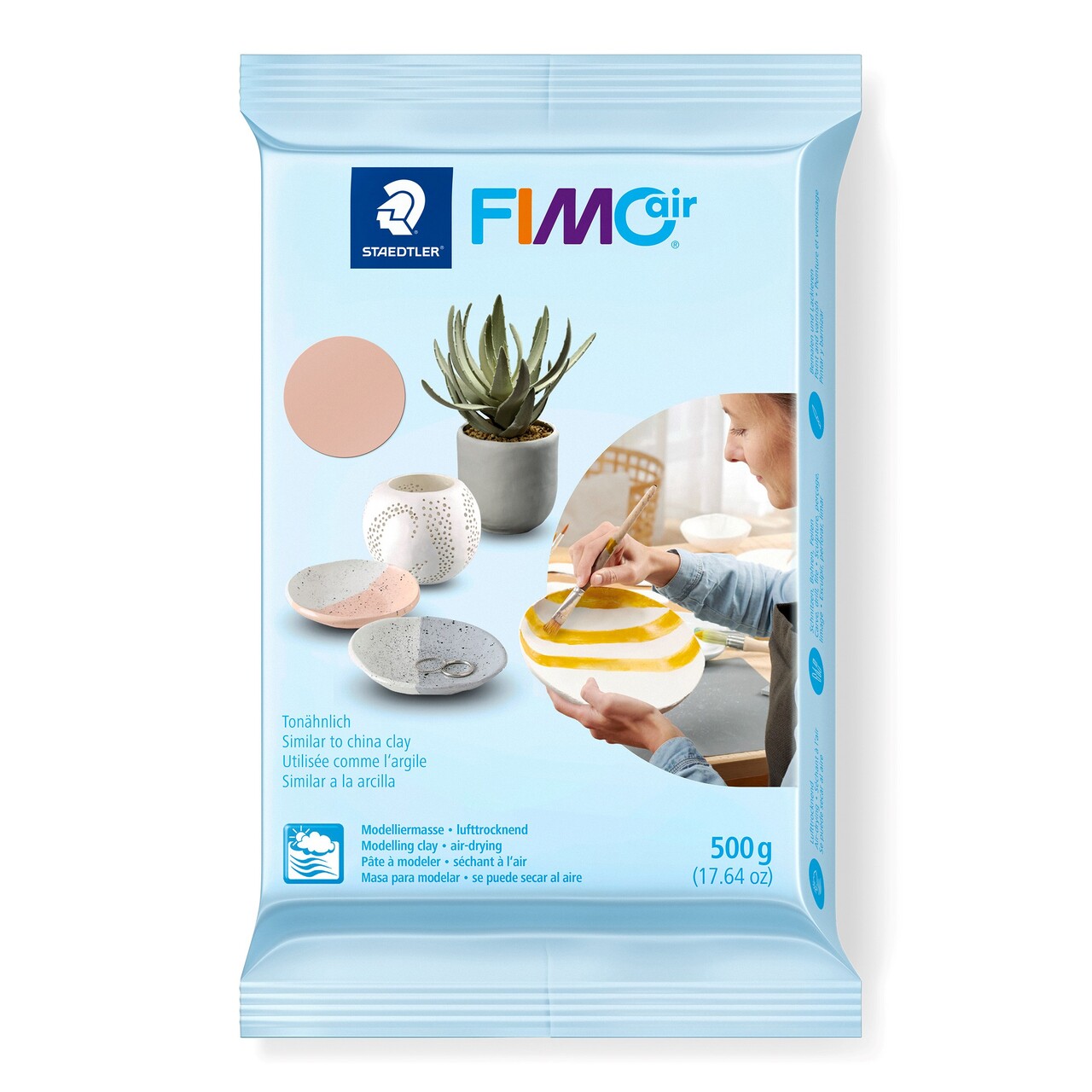 Fimo ler Staedtler Modeller FIMO AIR 500g fersken