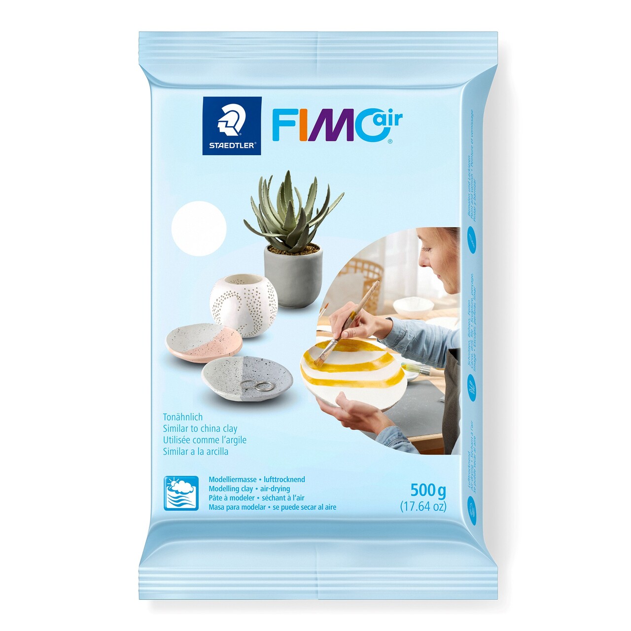 Fimo ler Staedtler Modeller FIMO AIR 500g hvid