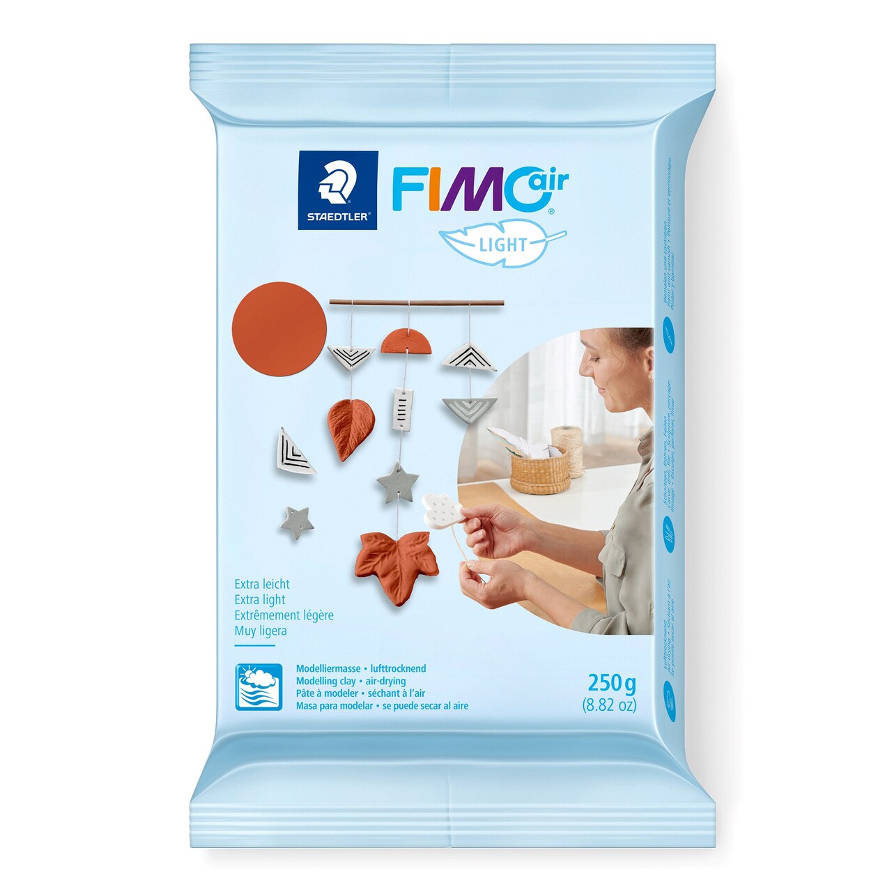 Lufttørrende ler - FIMO AIR Light 250g - terracotta