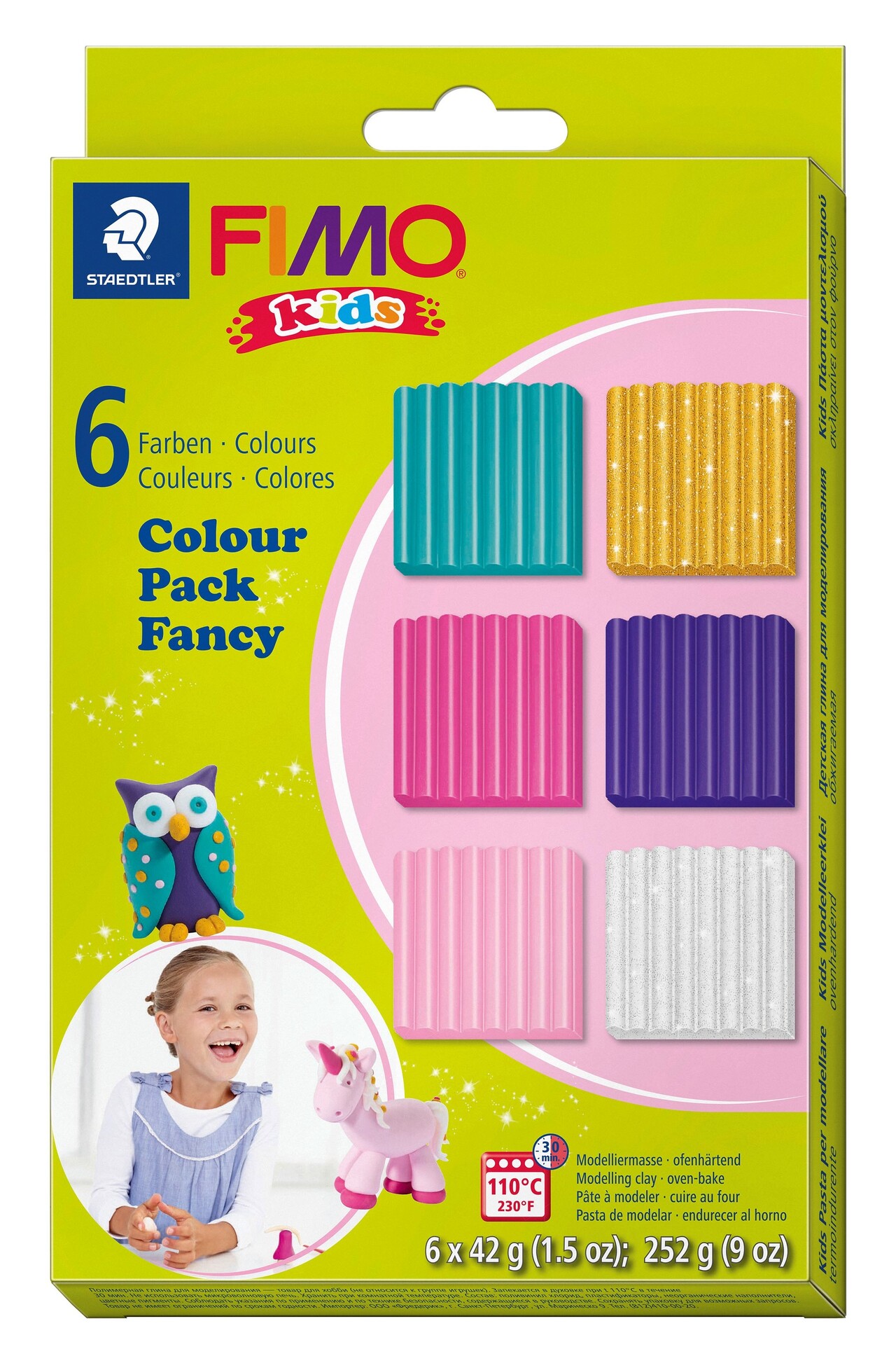 Staedtler Modeller Fimo Kids Girlie 6x42g (6)