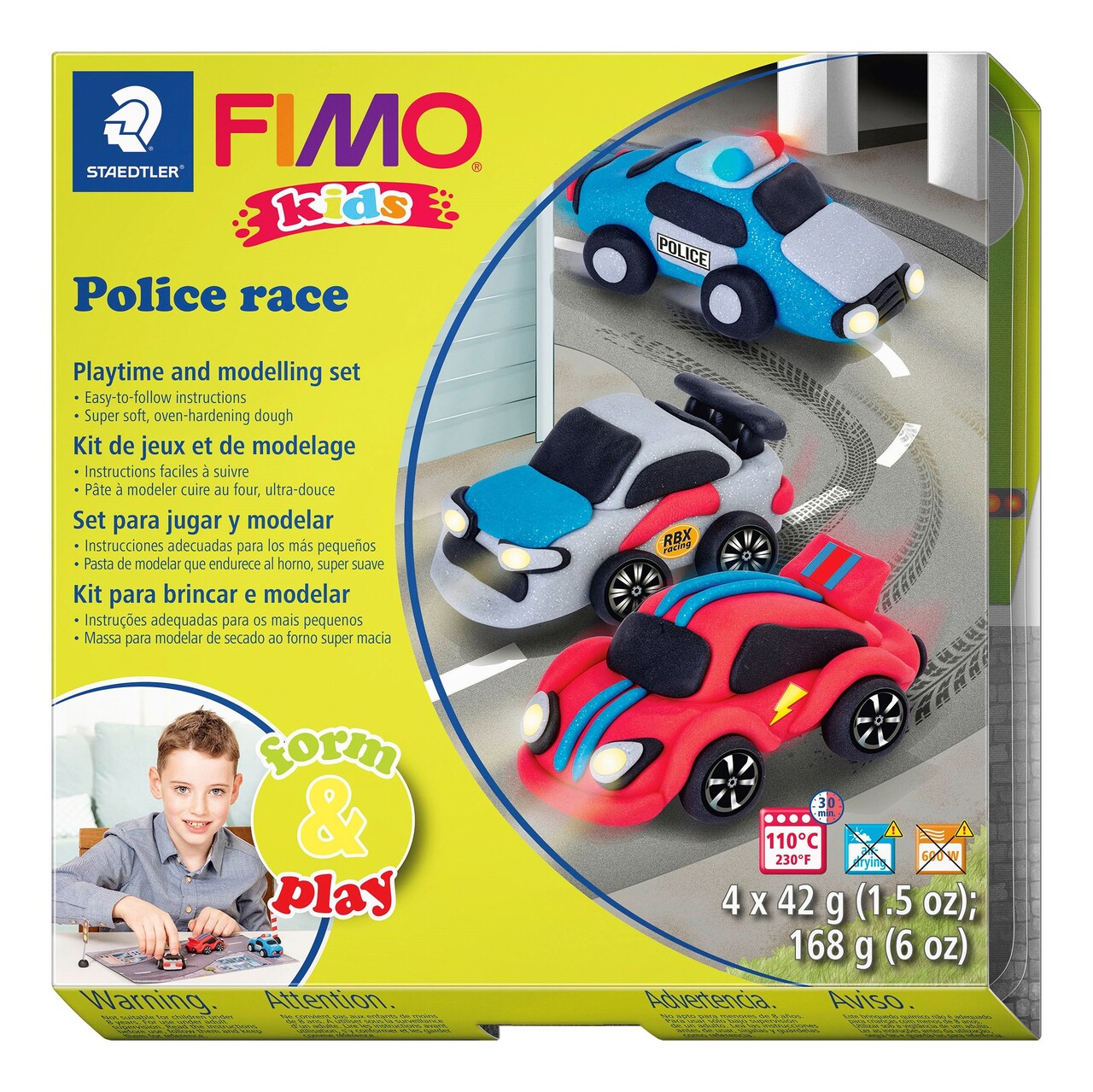 Staedtler Modeller Fimo Kids Race 4x42g (4)