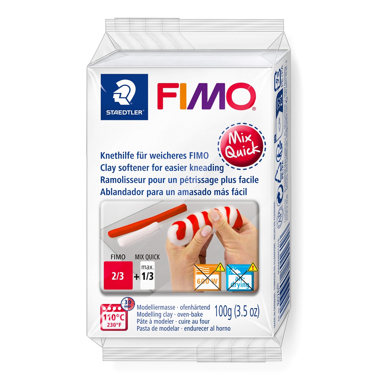 Modeller Fimo Staedtler Soft Mix Quick 100g (1)
