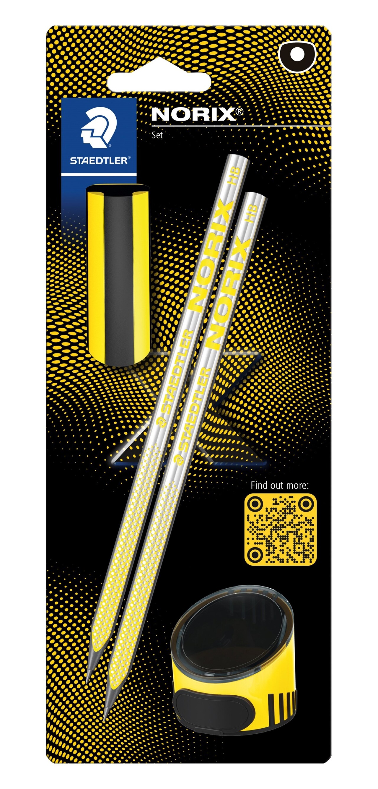 Staedtler Blyant Norix HB sæt gul blister (4)