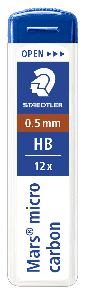 24 stk. Staedtler Stifter Mars Micro 0,5mm HB (12 stifter)