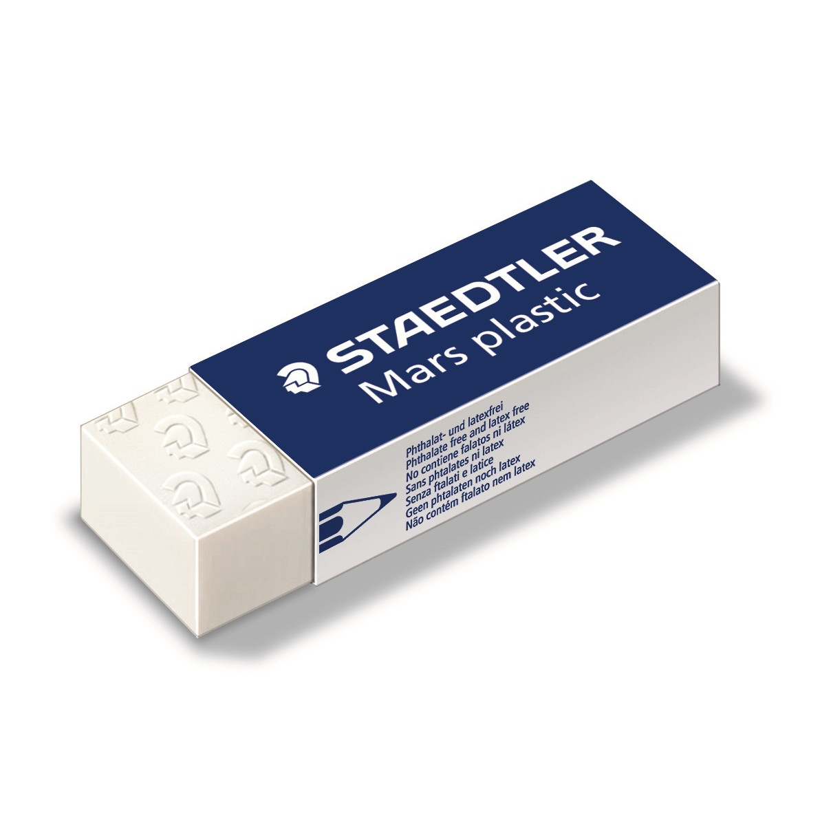20 stk. Viskelæder Staedtler Mars plastic 65x23x13mm - Køb minimum 20 stk.