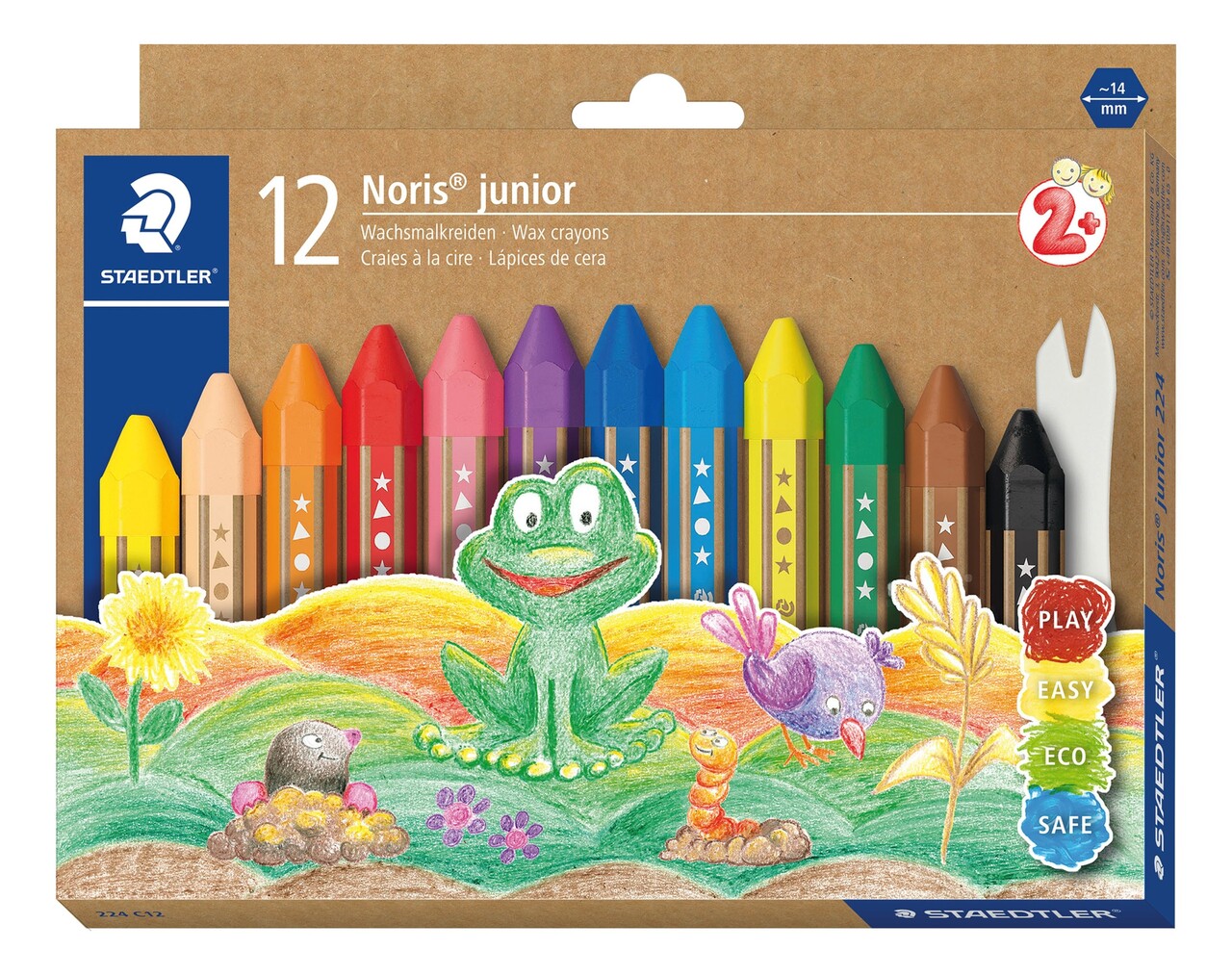 Staedtler Voksfarver Noris Junior ass (12)