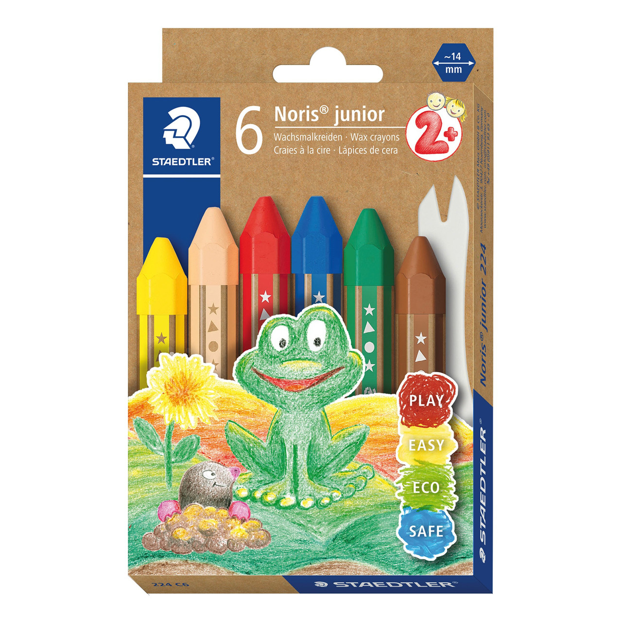 Voksfarver Staedtler Noris Junior ass (6)