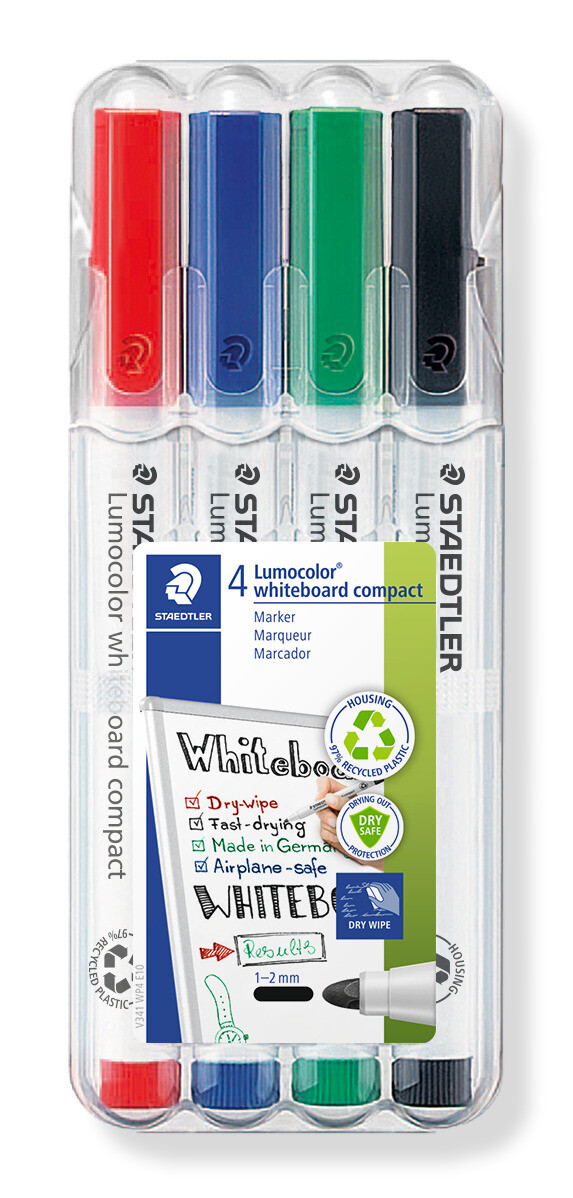 Staedtler WB Marker Lumocolor Compact ass (4)