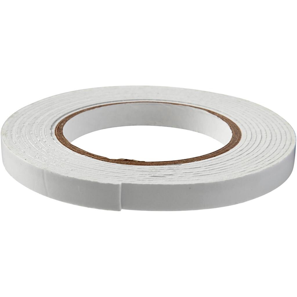 Stærk dobbeltklæbende tape - 12 mm x 5 m