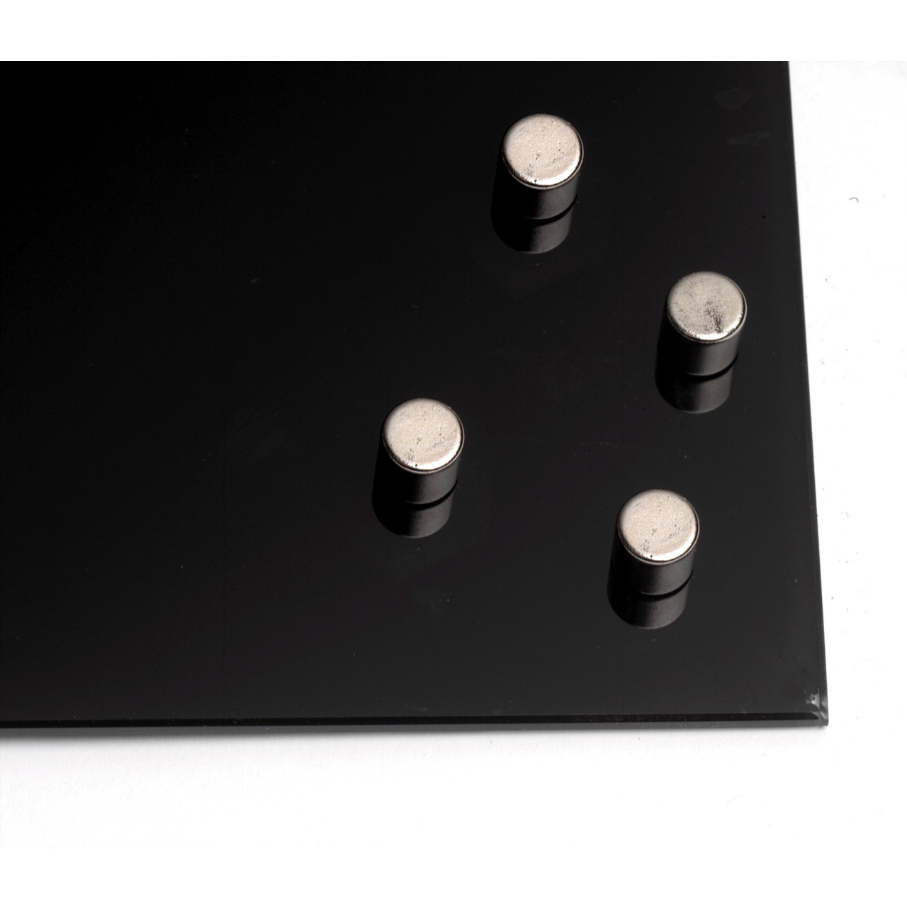 Stærke magneter - Naga 20012 cylinder stål Ø 10 x 10 mm - 4 stk
