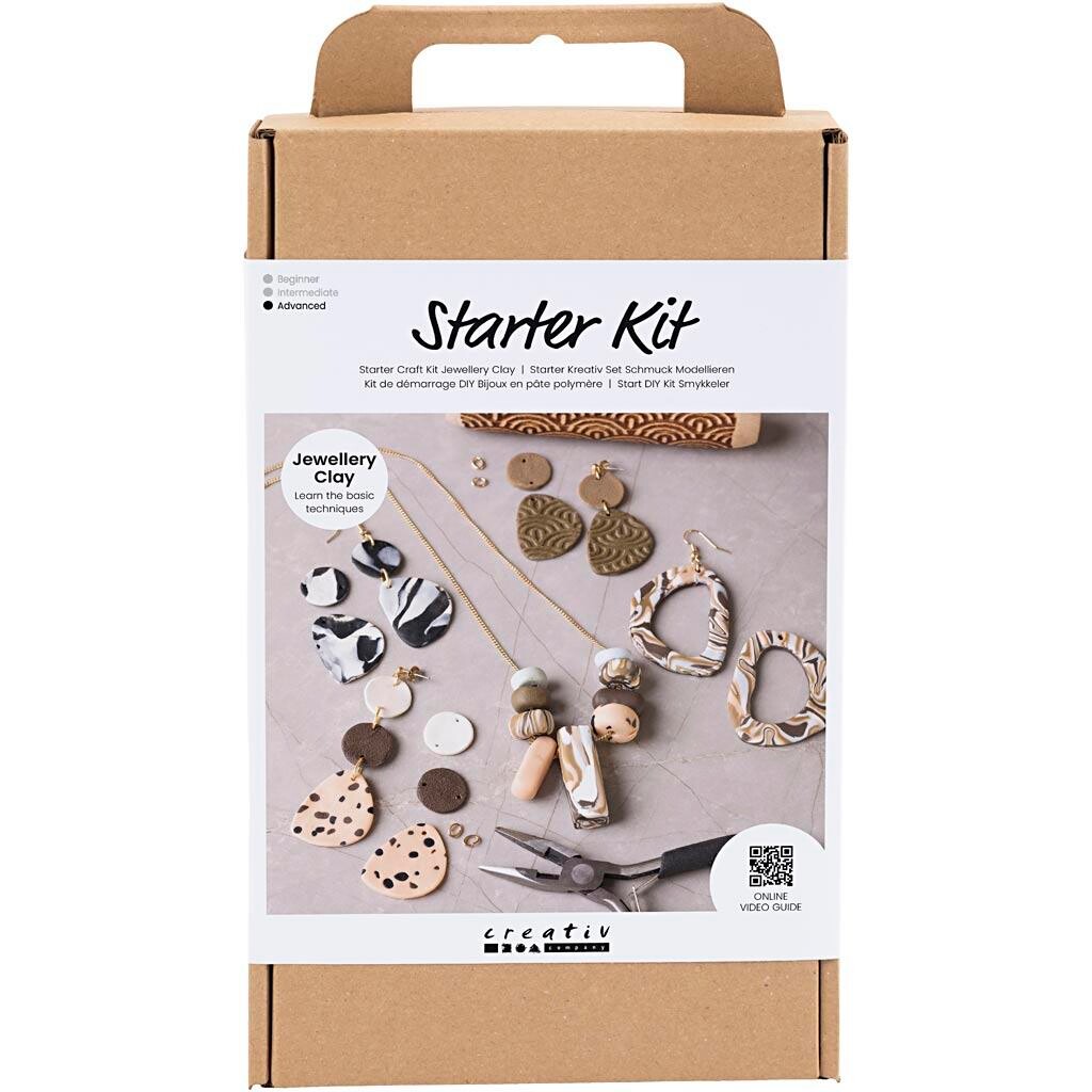 Kreativ kreakasse - DIY Kit Smykkeler - Fine Clay Polymer
