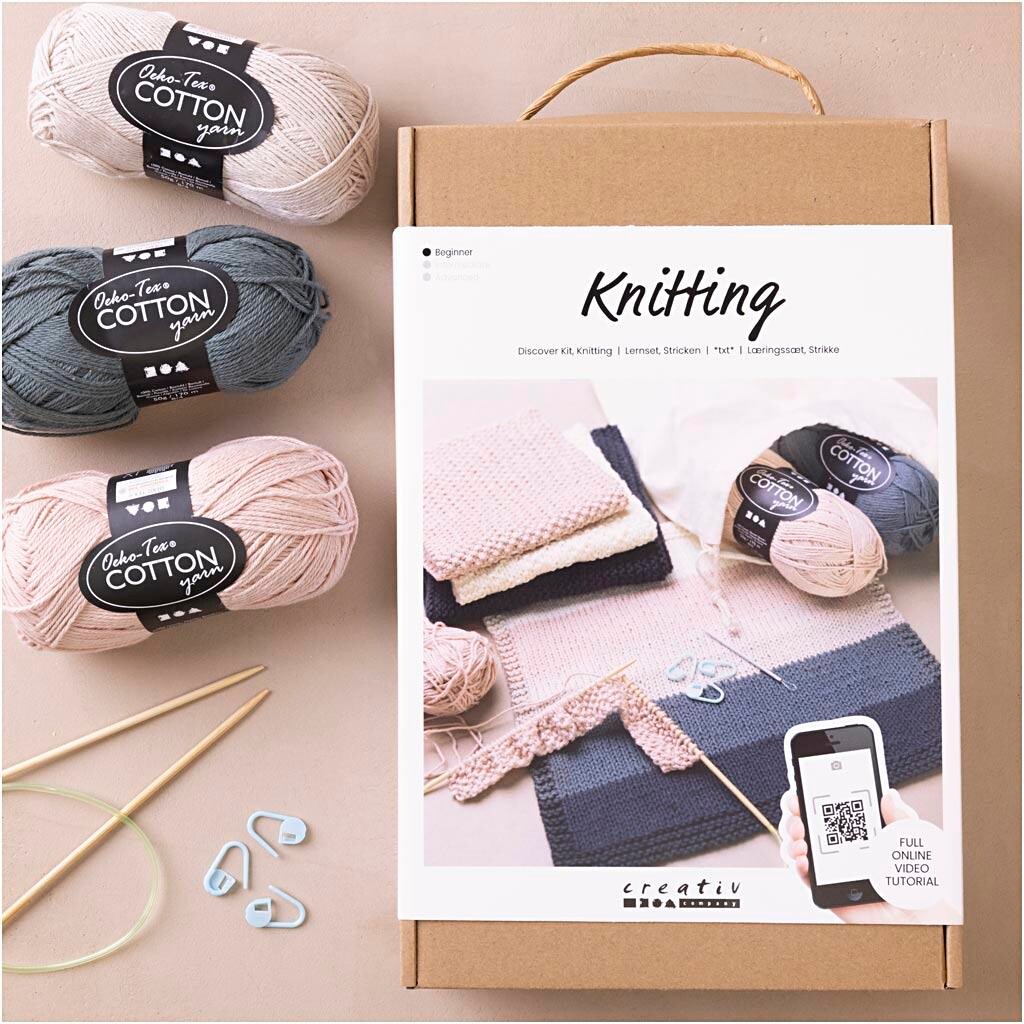 Kreakasse Start DIY Kit Strikke - 1 pakke