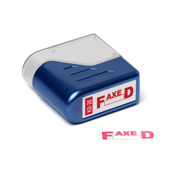 Stempel FAXED Trodat - Deskmate rød tekst