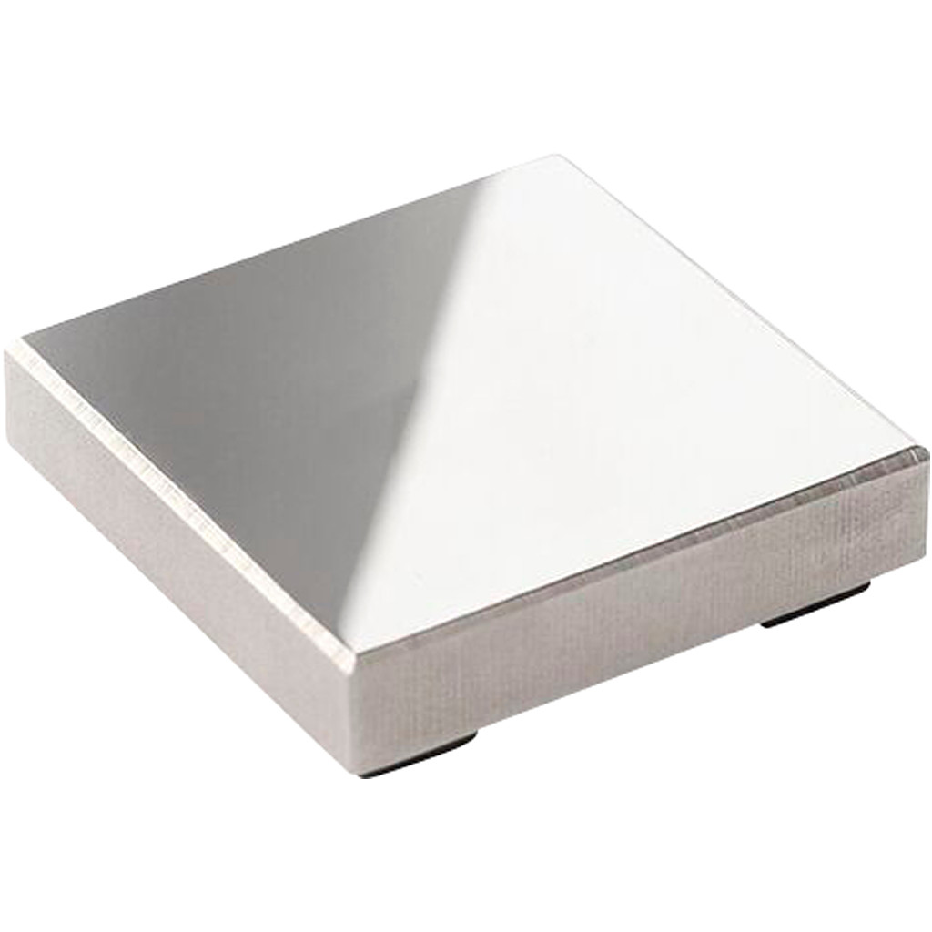 Stempelblok - 5,5x5,5 cm - Metal - 1 stk.