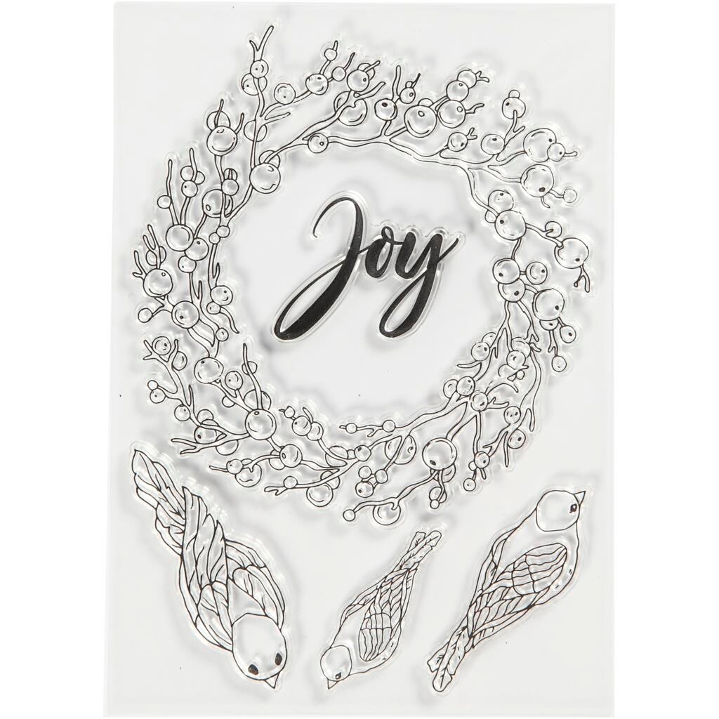 Stempelmotiver, str. 10,5x15 cm, joy, 1ark