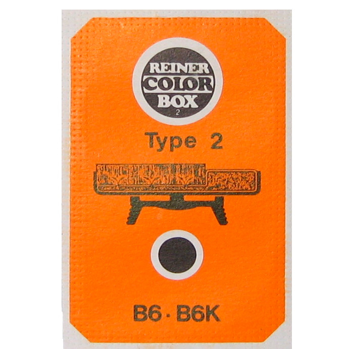 Farvepude - Reiner B6K Type 2 - Rød