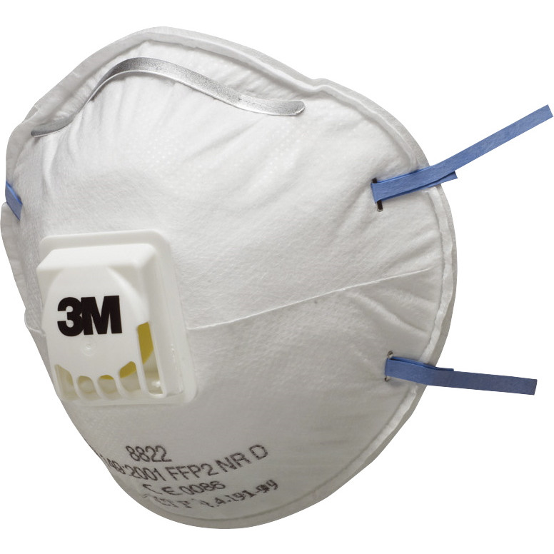 3M Støvmaske 8822 - FFP2 med ventil - 10 stk