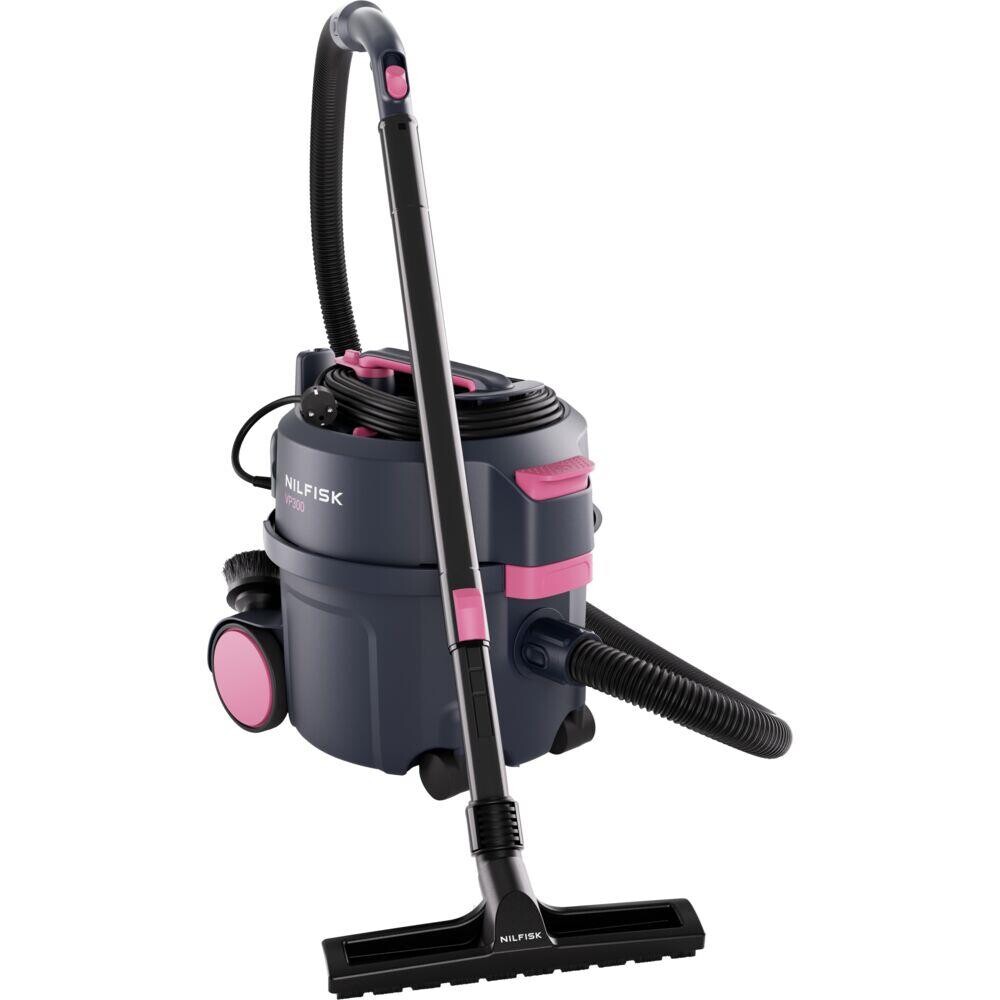 Støvsuger - Nilfisk VP300 XT Pink - Ergonomisk design - Blå