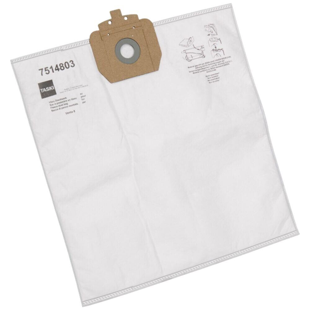 Støvsugerposer – Diversey Taski Vento 15 – Hvid fleece – 10 stk